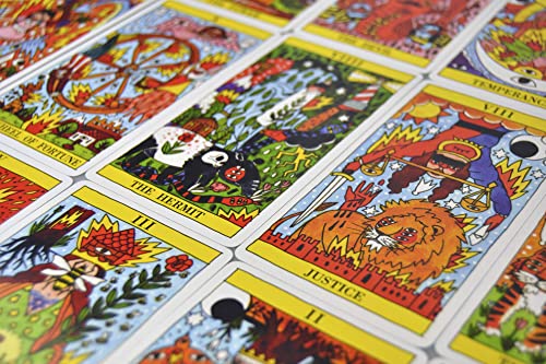 Heraclio Fournier Tarot Del Fuego , Blue #TOP4