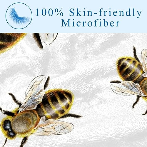 Couverture douce et chaude abeille contre les soirées fraîches