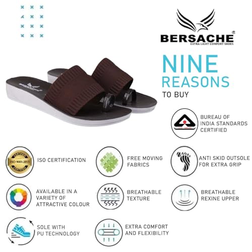 Image of BERSACHE Extra Soft Classic Casual with Regular wear with Ultra Soft & Flexibility Technology Slipper for Women's