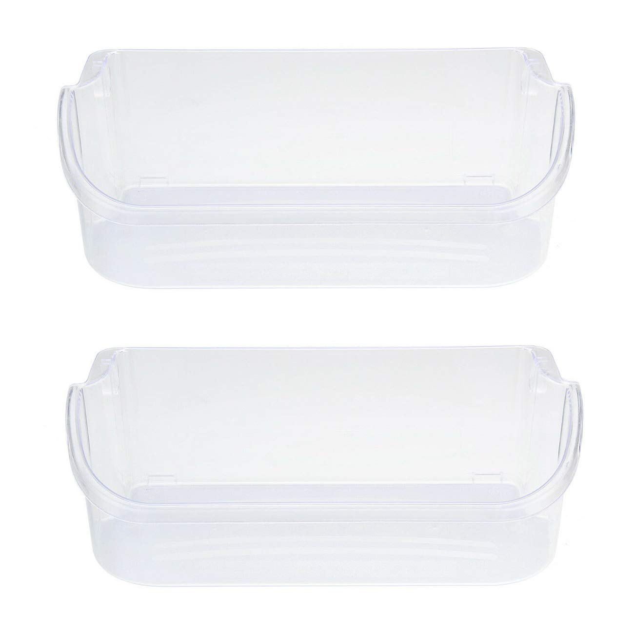 Siwdoy (Pack of 2) 240356402 Clear Refrigerator Bin Compatible with Electrolux Frigidaire Replaces 240430312 AP2549958 PS430122
