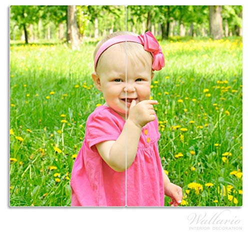 Herdabdeckplatte/Spritzschutz aus Glas, 2-teilig, 60x52cm, für Ceran- und Induktionsherde, Wunschmotiv - Ihr Foto - Ihr Bild gedruckt -