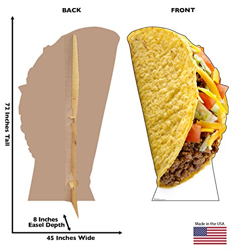 Image of Cardboard People Taco Life Size Cardboard Cutout Standup