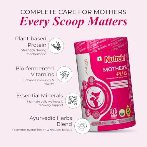 Image of Nutrela Mother`s Plus Protein Supplement Nutrition for Pregnancy & Lactation, No Added Sugar, No Preservative - 400g (Pack of 3)