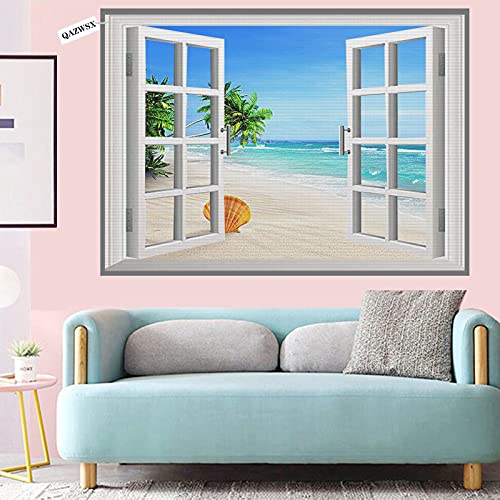 Zanzariera Magnetica Finestra，Autoadesivo Lavabile...