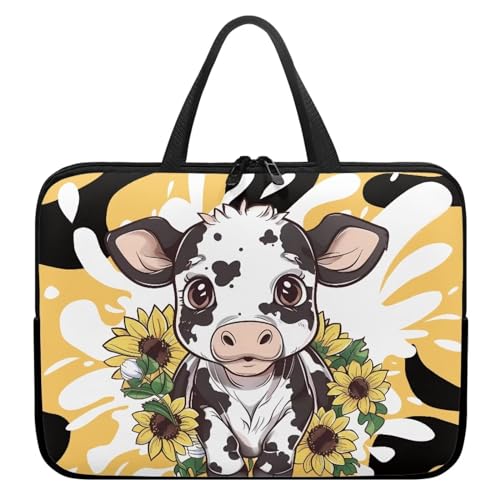 Uasibuni Laptop Sleeve Case with Handle for 14/15.6/ 17In Laptop,Laptop Case Cover Cute Laptop Bag for Women Men
