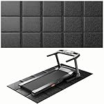 Treadmill Mat for Carpet &Hardwood Floors 79x39, Treadmills Mat, Mat for Under Treadmill/Walking Pad/Exercise Bike on Carpet, Hardwood Floors Protectior, Non-Slip, Waterproof, Noise Shock Absorption
