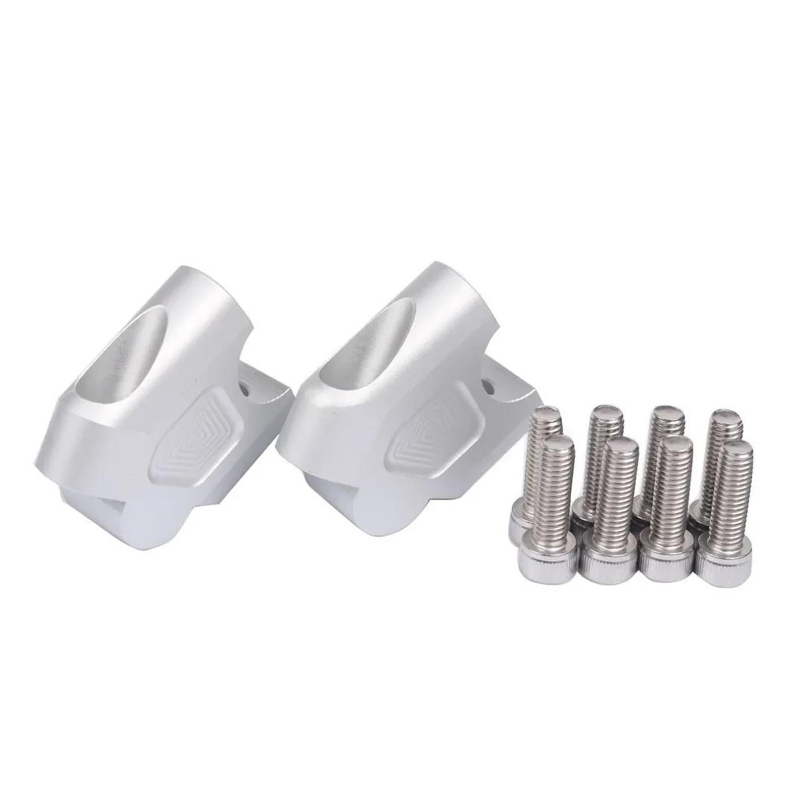 Dla VOGE Valico DS525X 525DSX Podwyższenie Kierownicy Motocyklowej Motocykla Podwyższenie kierownicy(B back Height-silver)