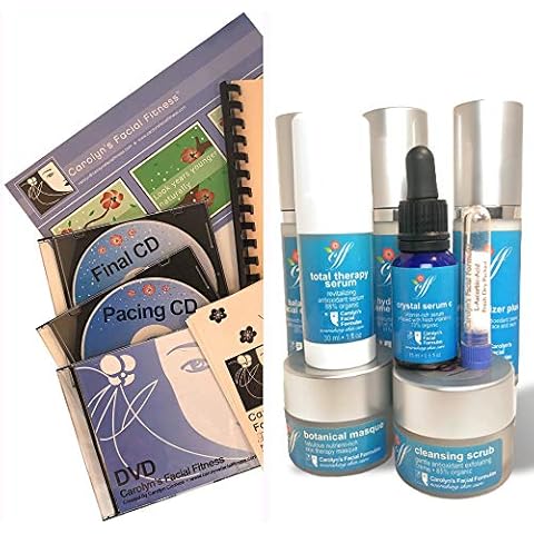 Carolyn's Facial Fitness Facial Exercises Skin Care Bundle – Best Value Cover