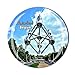 Atomium Brüssel Belgien Kühlschrankmagnet Reise-Souvenir Geschenk Zuhause Küche Kühlschrank Dekoration Magnetaufkleber Kristall-Magnet-Kollektion