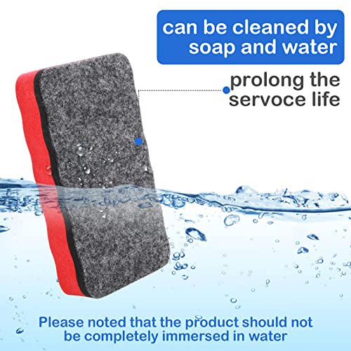 Cobee Magnetic Whiteboard Eraser, 6 Pcs Colorful Whiteboard Dry Eraser With Thick Felt Pad Magnetic White Board Erasers Chalkboard Cleaner Board For Classroom Home Office(6 Colors) #TOP2