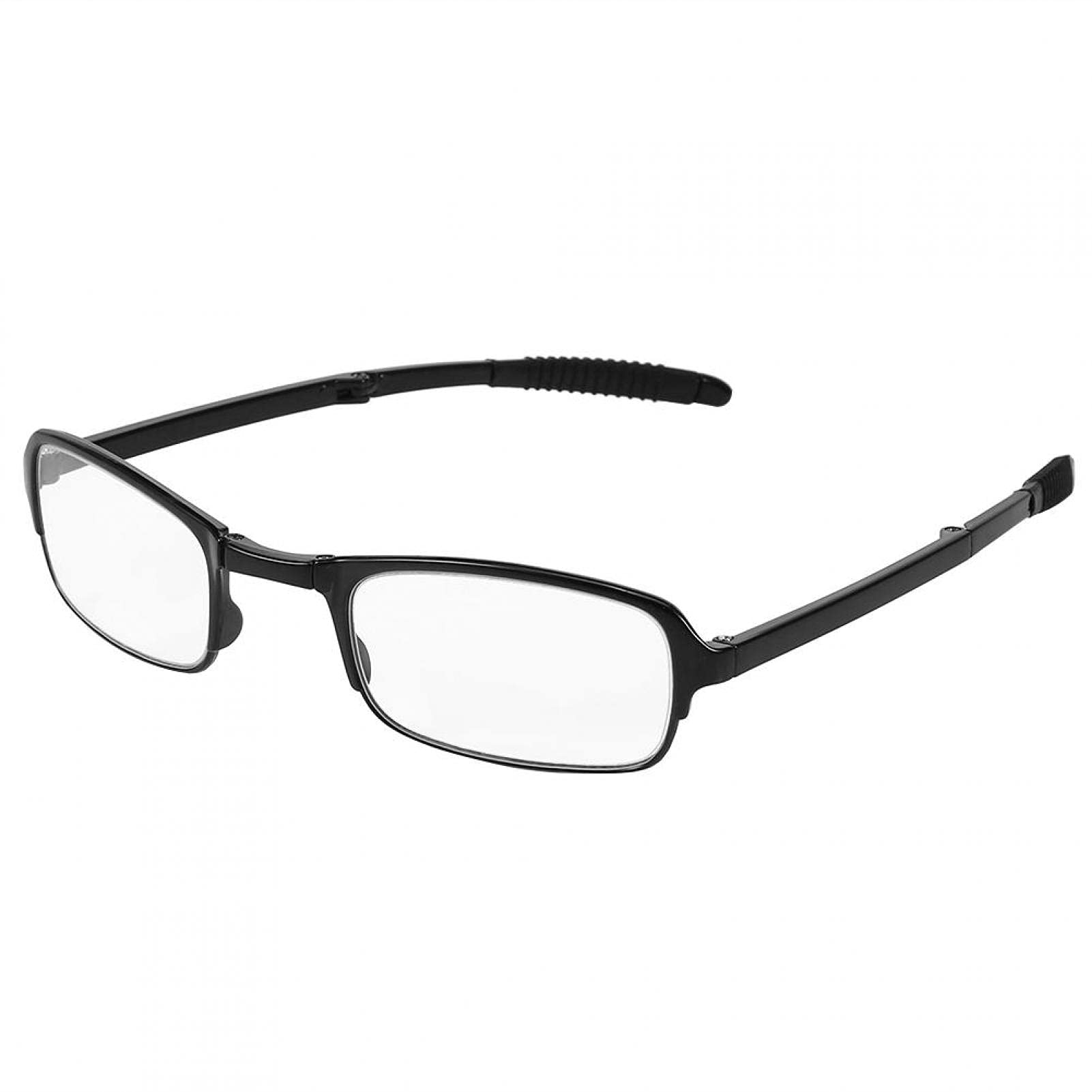 Anteojos para Presbicia, Anteojos Plegables, Anteojos de Lectura Plegables Compactos 1.0 1.5 2.0 2.5 3.0 3.5 4.0 Anteojos Delgados Livianos Opcionales (negro 2.5)