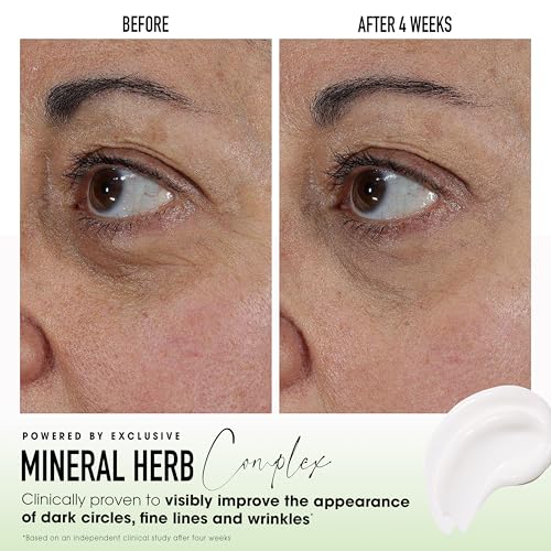 Bare Minerals bareMinerals Skinlongevity Revitalizing Eye Cream, For Brighter, Firmer Under-Eyes, Reduces Puffiness & Dark Circles, Vegan, Safe for Sensitive Skin