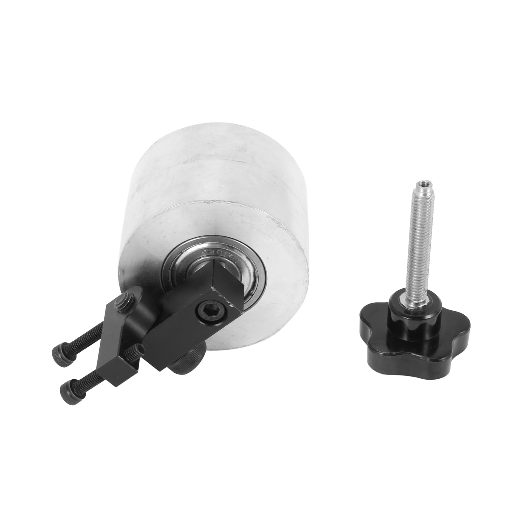 2 ruote per smerigliatrice a cinghia, diametro 68 x 50 mm, in lega di alluminio 6301, per smerigliatrice, lavorazione fai da te