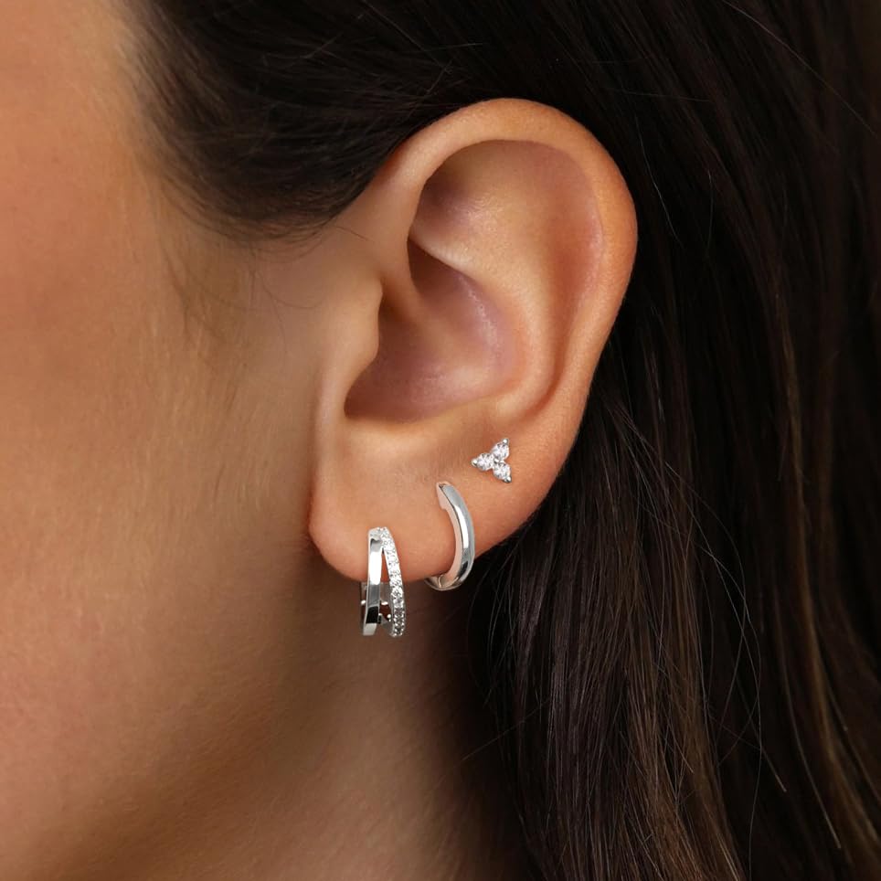 Small Hoop Earrings for Women 14K Gold Plated Small Hypoallergenic Huggie Earrings Dainty Trendy Jewelry for Multiple Piercing Gold Dangle Cartilage Jewelry for Women Gifts3