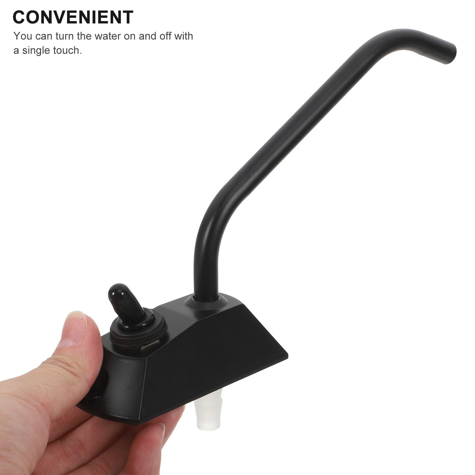 Grifo Eléctrico para Autocaravana, Cobre Negro, un Orificio