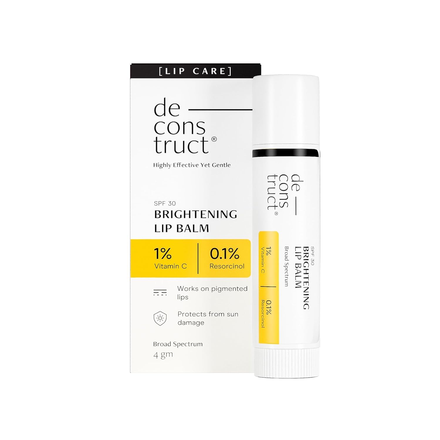 Amazon.com : Deconstruct Brightening Lip Balm with SPF 30 | For Dark, Pigmented, Dry, Flaky Lips | Brightens Pigmented Lips | Vitamin C for Dark Lips Amazon.com : Deconstruct Brightening Lip Balm with SPF 30 | For Dark, Pigmented, Dry, Flaky Lips | Brightens Pigmented Lips | Vitamin C for Dark Lips