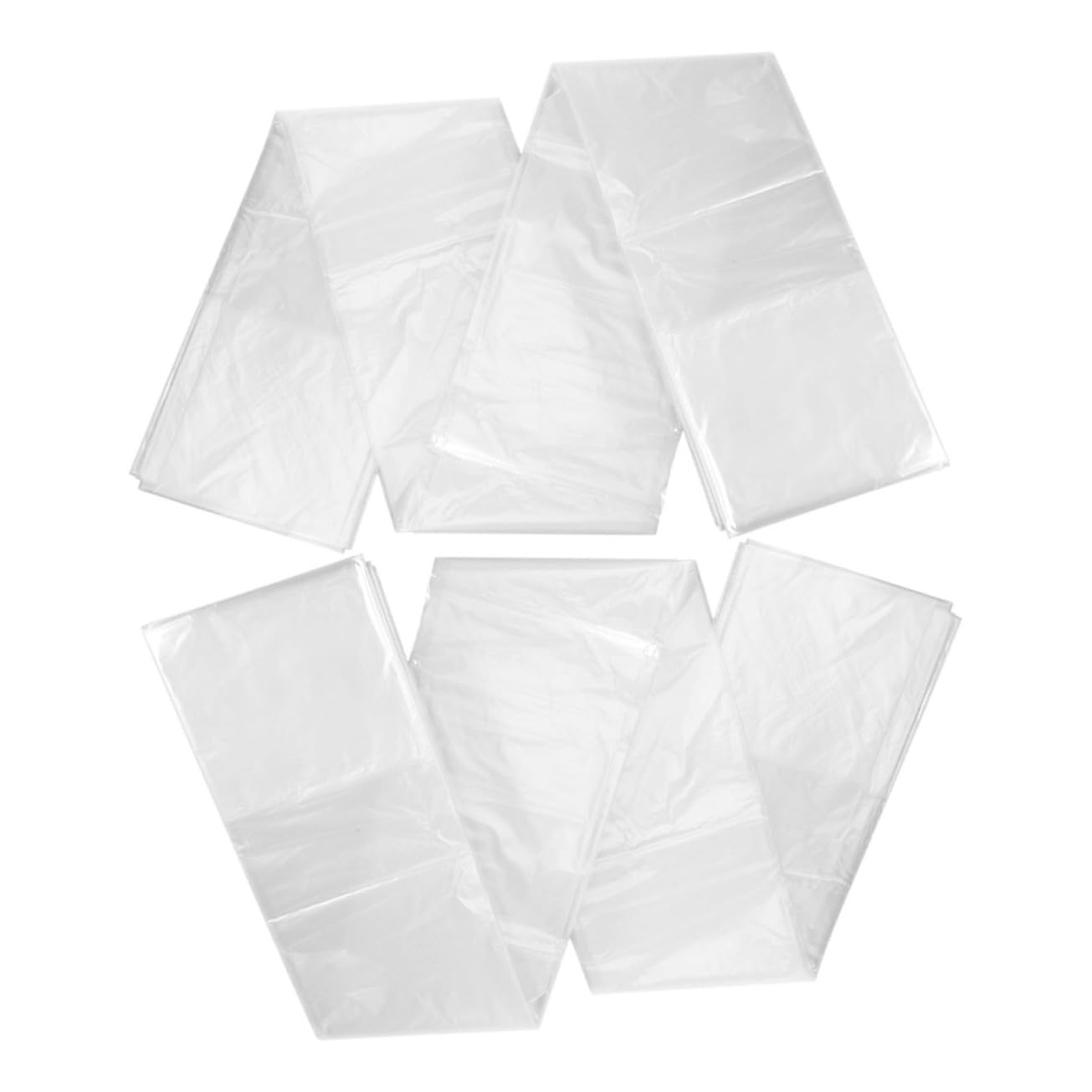 WOFASHPURET 2pcs Heavy-duty Mattress Bag for Moving and Storage Transparent Protector Cover for Full Mattresses Versatile Use Homes and Hotels Thickened Design for Enhanced Protection