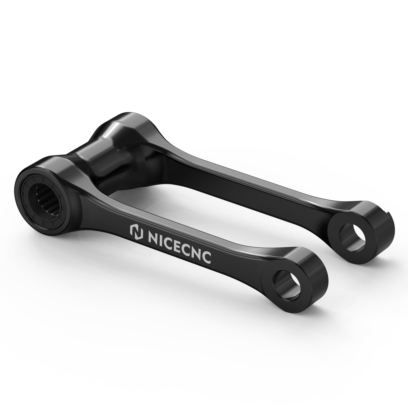 NICECNC - Link di sospensione posteriore inferiore nero compatibile con Yamaha YZ 250 FX 2020-2025 YZ 450 FX 2019-2025, WR 450 F 2016-2025, vedere compatibilità
