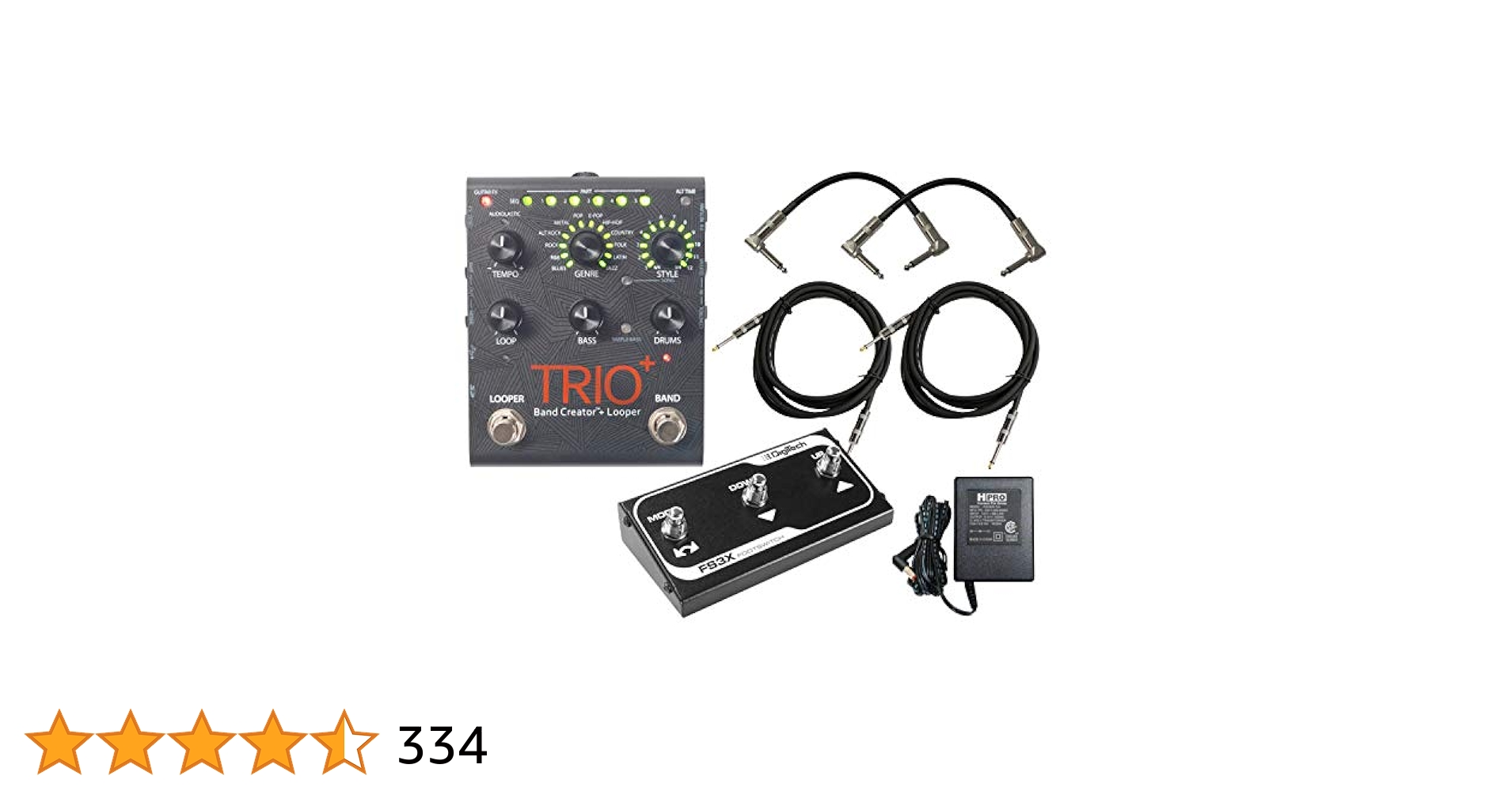Trio+ looper フットスイッチセット Amazon | DigiTech Trio+ Band Creator + Looper w/ FS3X