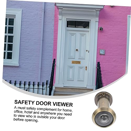 Mirilla de Seguridad para Puerta con Lente de Vidrio HD, Ángulo Amplio, Ojo de Gato Ajustable, Fácil Instalación para Casa miniatura 7