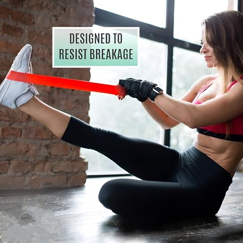 Image of Resistance Bands for Exercise Mini Loop Band for Gym Toning Exercise Resistance Bands Set Elastic Band Stretch Band for Workout Natural Latex Theraband Elastic, Multicolor