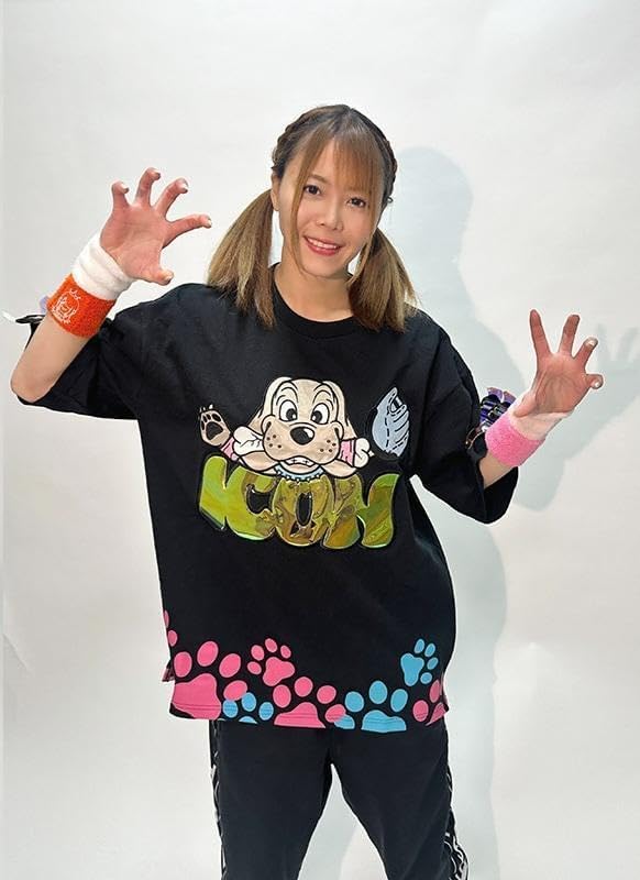 マリーゴールド 女子プロ 岩谷麻優 まゆちゃんドドンっ!! Tシャツ Tシャツ | 岩谷麻優 (XL) まゆちゃんドドンっ!! BLUE 岩谷麻優
