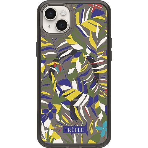 Coque iPhone 14 Plus OtterBox avec motif floral noir antichoc mince et aimantée MagSafe