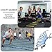 Sosation 4 Pack Agility Ladder 20 Feet Adjustable Rungs Speed Training Exercise Ladders with Carry Bag for Kids and Adults Soccer Football Boxing Footwork Sports Speed Agility Training