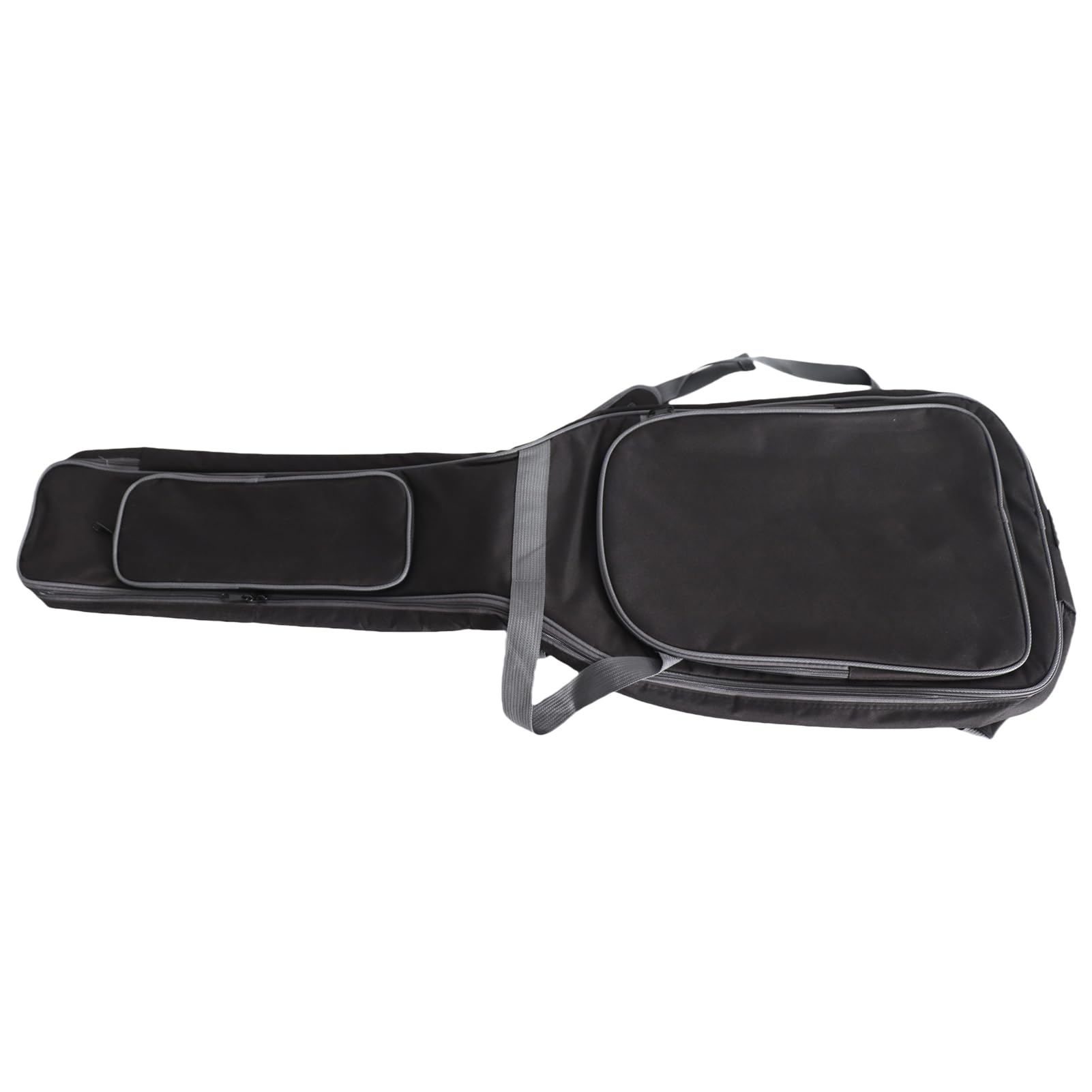 Jiawu Custodia per Basso, Tessuto Oxford 600D Impermeabile con Interno in Cotone Perlato da 10 Mm e Protezione Rinforzata della Paletta, Custodia per Chitarra Elettrica, Borsa per Chitarra con Ampia
