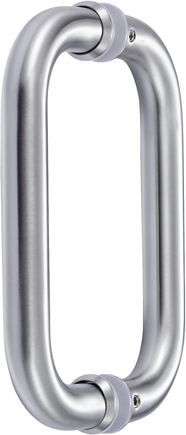 LAB AUTOMATION 6" Brushed Nickel Shower Door Handle Premium Shower