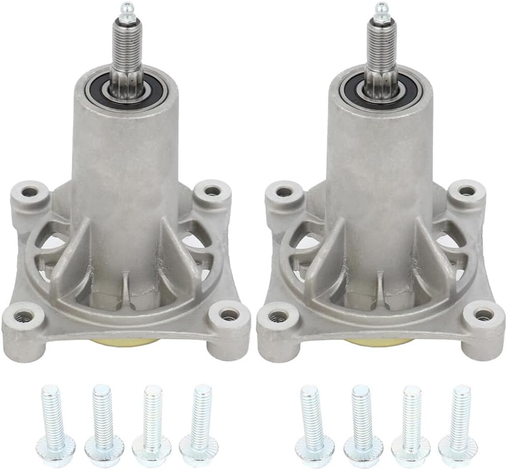 187292 192870 532187281 532187292 567253301 587819701 587125401 for Husqvarna yth22v46 yth24v48 Spindle 187292 Mandrel Assembly 42" 46" 48" 54" Mower Deck Spindle for Craftsman 2200 567253301 2 Pack
