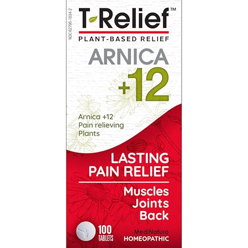 Medinatura 1300500 T-Relief Arnica +12 Natural Relieving Actives For Back Pain Joint Soreness Muscle Aches & Stiffness Whole Body Fast-Acting Relief thumb #8