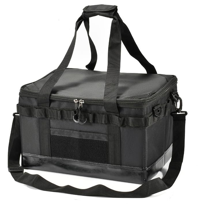 Bolsa picnic impermeable con aislamiento de alta densidad y 45L de gran capacidad negra