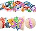 72 PCs Dinosaur Party Favors Dinosaur Bracelets Rings Keychains Stickers Toys Prizes Gift Carnivals for Kids Boys Birthday Party Favor Supplies Goodie Bag Fillers