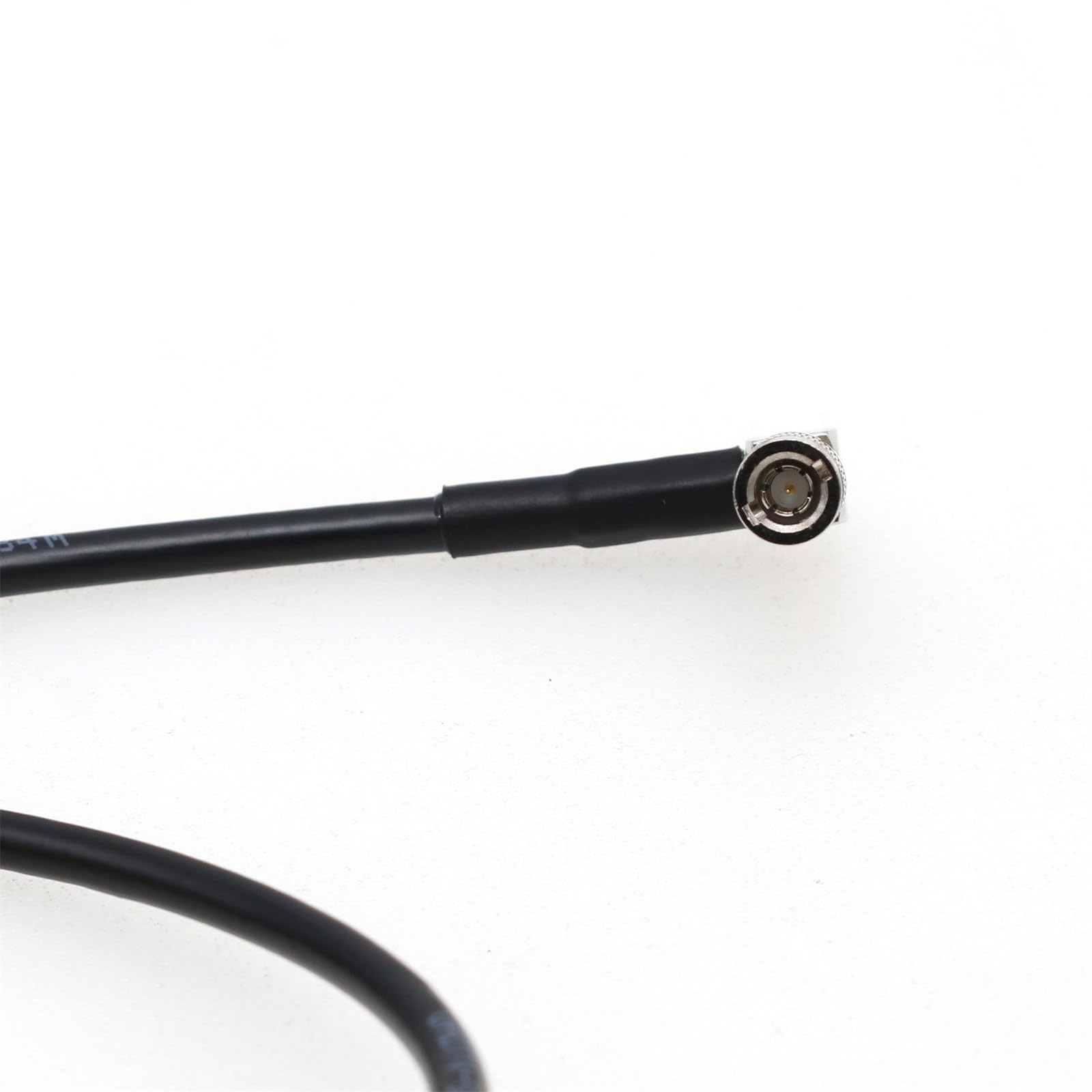HangTon Câble vidéo HD Micro BNC vers BNC 6G SDI à angle droit haute densité pour Blackmagic Video Assist 4K Moniteur DJI Lightbridge 2 30 cm