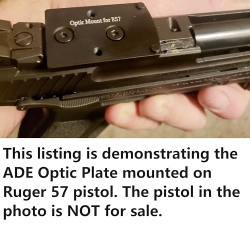ADE Optic Mounting Plate for Ruger 57 / Ruger 5.7 Pistol - Compatible with Trijicon RMR/SRO, RD3-019 Stingray, RD3-022 Artemis,RD3-019 Stingray,RD3-020 Raptor,RD3-023,Holosun 407C,507C,508T Red Dot