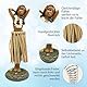 Baoblaze Hawaiianische Tänzerin Auto, Mini Hawaiian Dashboard Doll, Hawaii Hula Girl Posing, Hawaiianische Tänzerin Dekoration, Hawaiianische Armaturenbrett-Puppe für Armaturenbrett, Stil C