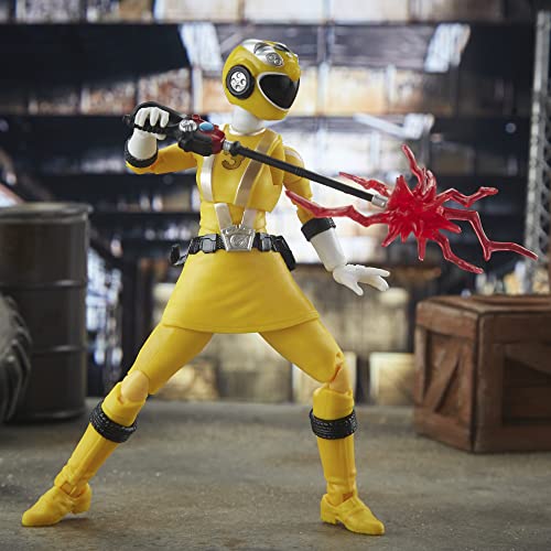 Power Rangers Lightning Collection Rpm Yellow Ranger 6-Inch Premium Collectible Action Figure Toy With Accessories, Kids Ages 4 And Up #TOP7