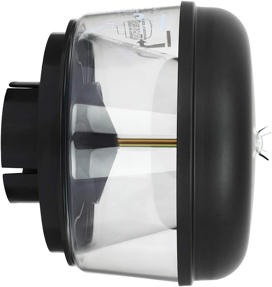 LUJUNTEC 3 inch Inlet Snorkel Pre-Cleaner Intake Head For Most Cars, Trucks, SUV, ATV, RV, Jeep, Off Road, 4X4