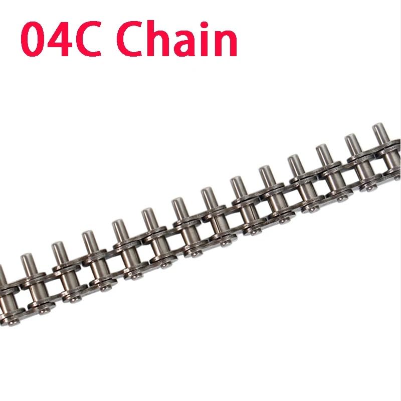 1PCS 5 Meter Long 04C Single Rows Small Industrial Drive Transmission Roller Chains, with 5mm Extension Pins MINGPING