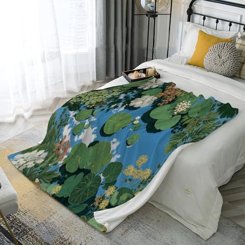 Couverture flanelle eucalyptus 220x240cm pour éliminer le froid du lit