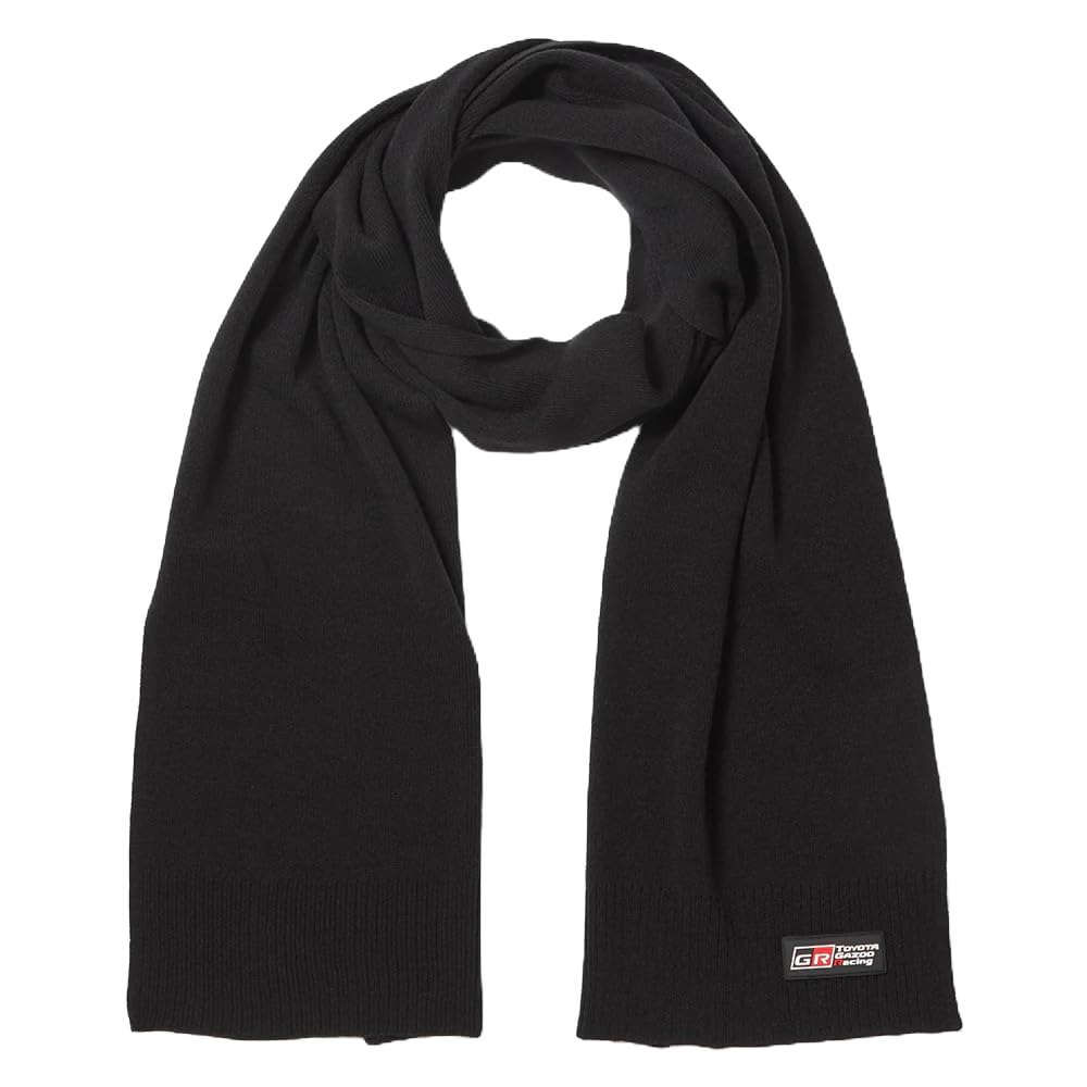 Toyota Gazoo Racing, Official Team Scarf, One Size, Black