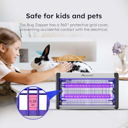 Image of Mosquito Killer Lamp Electric Mosquito Jali Mosquito Zapper Insect Fly Killer Machine for Fly Catcher for Home, Hotels & Offices Insect Control for Easy use Home MR-08