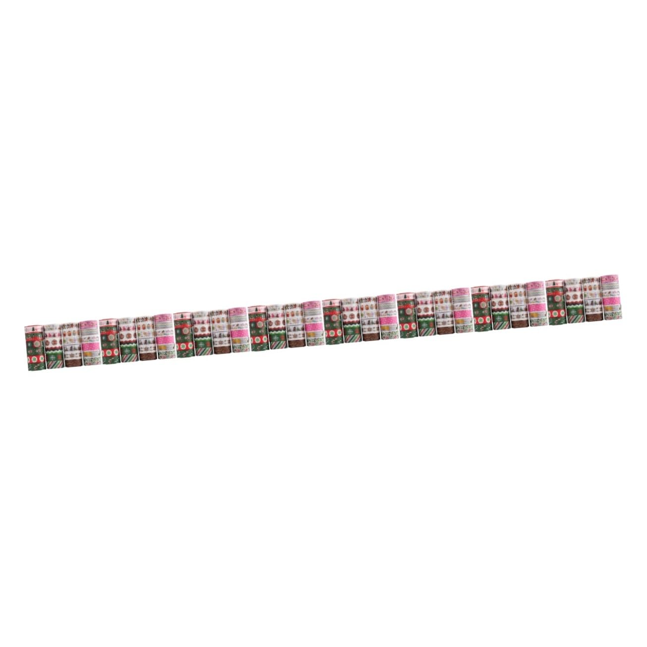 SEWACC 192rollos Cintas Decorativas De Washi para Navidad Adhesivos Temáticos para Manualidades Scrapbooking y Decoración De