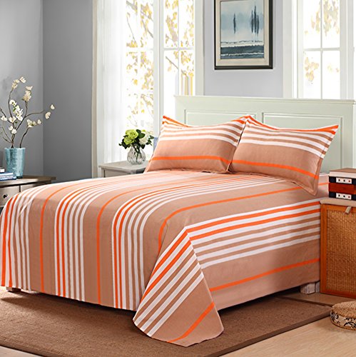 Drap de lit en coton épais 120x220 anti-plis résistant