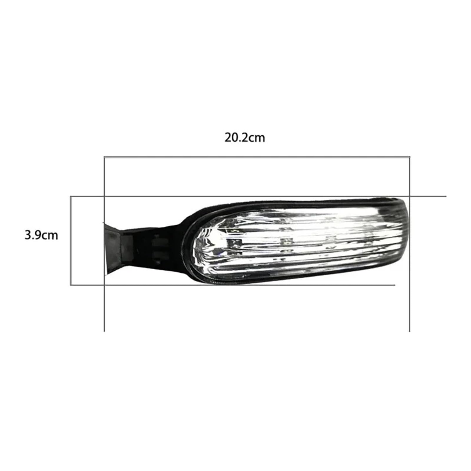 Luz indicadora de Espejo para Mercedes-Benz W163 ML270 ML400 ML320 ML350 ML430 ML55 ML500 Luz indicadora de Intermitente del Espejo retrovisor del Coche