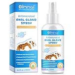 JSBNQRMZ Dog Anal Gland Spray - 120 ml Fast Relieves Anal Gland Irritations and Soothes Itching, Stops Scooting, Eliminates Tough Odors, Pain Relieving & Anti-Itch, Safe for All Animals
