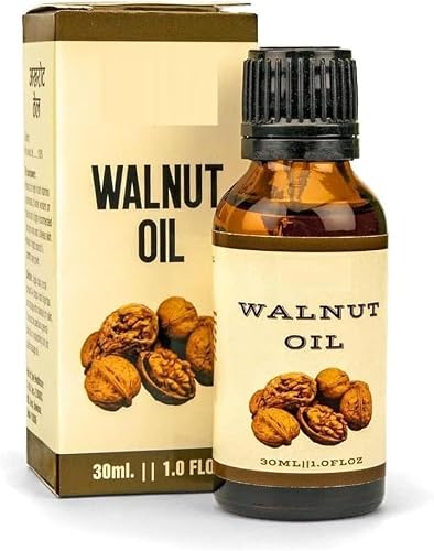 DK Walnut Oil 100% Cold Pressed 30mL.(Pack of Two 30ML X2 =60ML) The Original Thyroid Massage Oil, No Colour