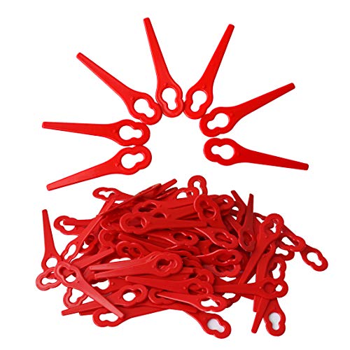 RASENFREUND - Lot de 100 couteaux universels en plastique pour coupe-bordures FRT18A FRT18A1 46155 FRT20A1 et de nombreux autres modèles de tondeuse...