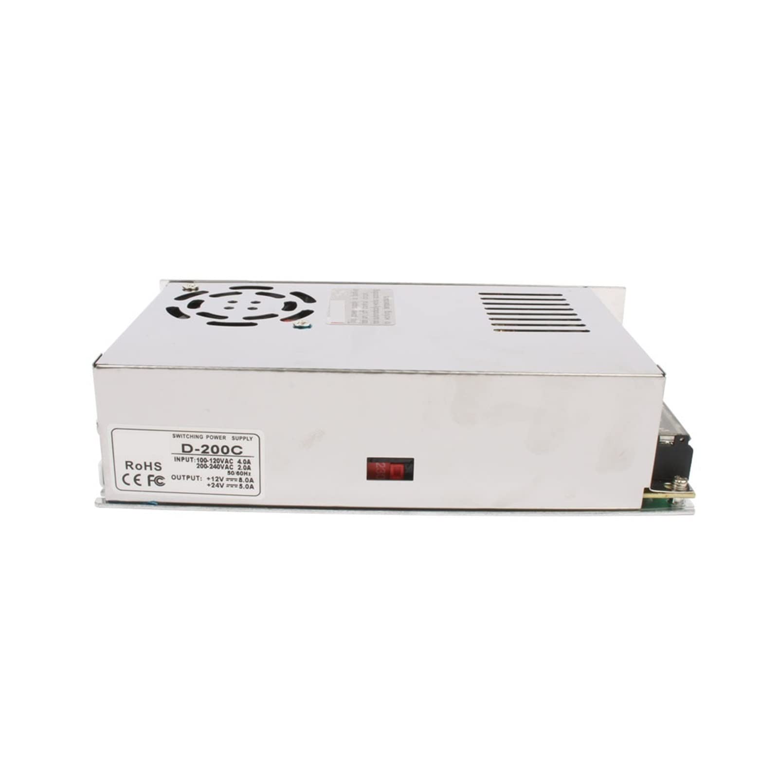 Alimentatore, Alimentazione elettrica a doppia uscita 200W D-200C 12V 24V Power supply. D-200A 5V 12V D-200B 5V 24V Convertitore CC DC.(D-200C 12V 24V)